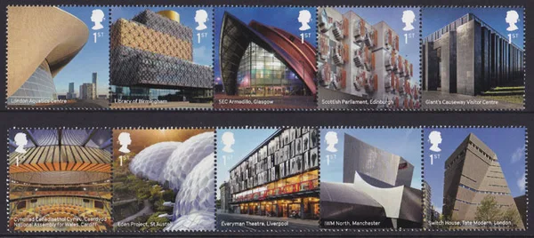 Gr. Britain 2017 Archictectuur - Landmarks postfris/mnh