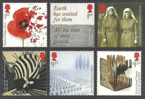 Great Britain 2017 World War I WWI 1917 MNH