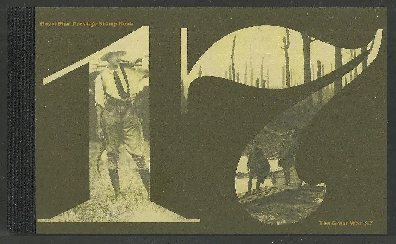 Gr. Britannien 2017 WWI Erster Weltkrieg 1917 Prestige-Booklet postfrisch/mnh