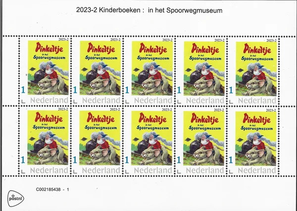 Netherlands 2023-6 Children's Books; Pinkeltje in Fryslan sheetlet MNH