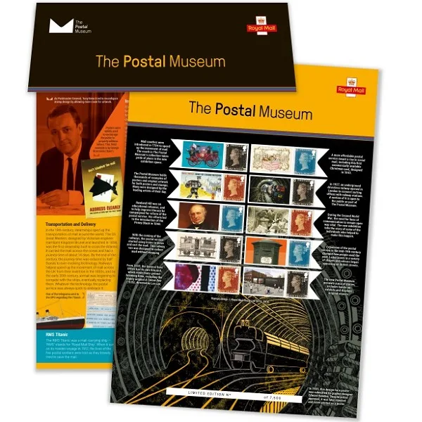 Gr. Britain 2017 Postalmuseum smilersheet postfris/mnh