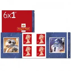 Großbritannien 2017 Star Wars Droids Markenheftchen postfrisch/mnh