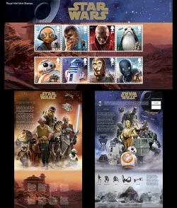 Gr. Britain 2017 Star Wars Aliens & Droids Presentation Pack MNH