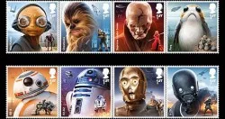 Großbritannien 2017 Star Wars Aliens & Droids Serie/Set postfrisch/mnh