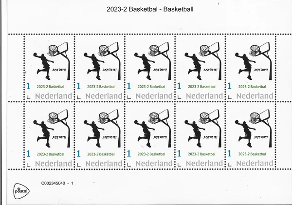 Netherlands 2023-2 Basketball sheet MNH