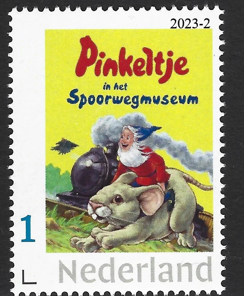 Niederlande 2023-2 Kinderbücher Pinkeltje im Eisenbahnmuseum Zug postfrisch/mnh