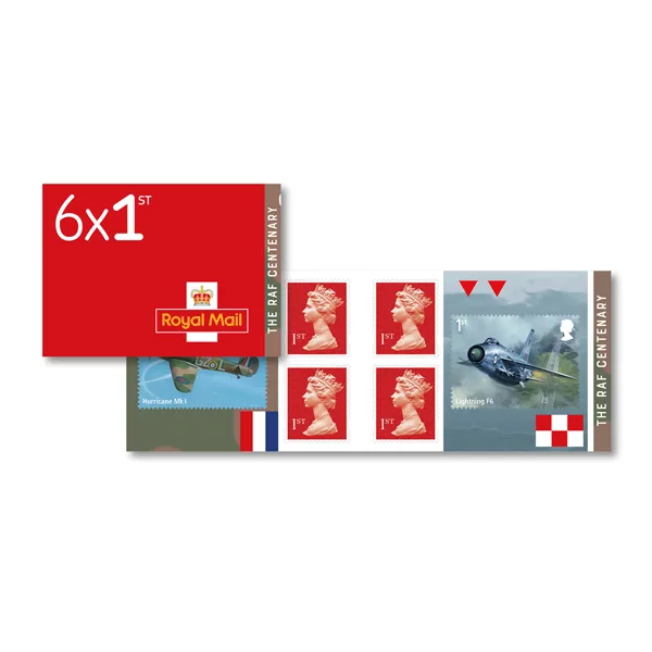Großbritannien 2018 RAF-Flugzeuge Briefmarkenhefte postfrisch/mnh