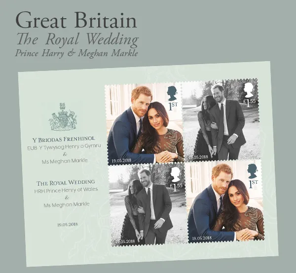 Gr. Britain 2018 Royal wedding blok-m/s postfris/mnh