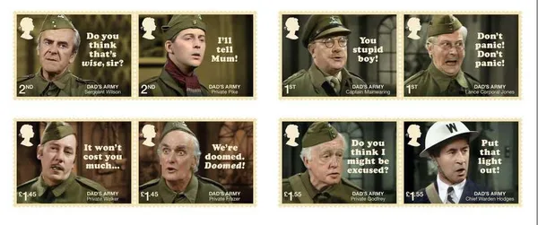 Gr. Britain 2018 Dad's Army WWII postfris/mnh