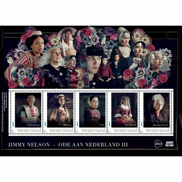 Netherlands 2023 Traditional costumes Jimmy Nelsen III sheetlet MNH