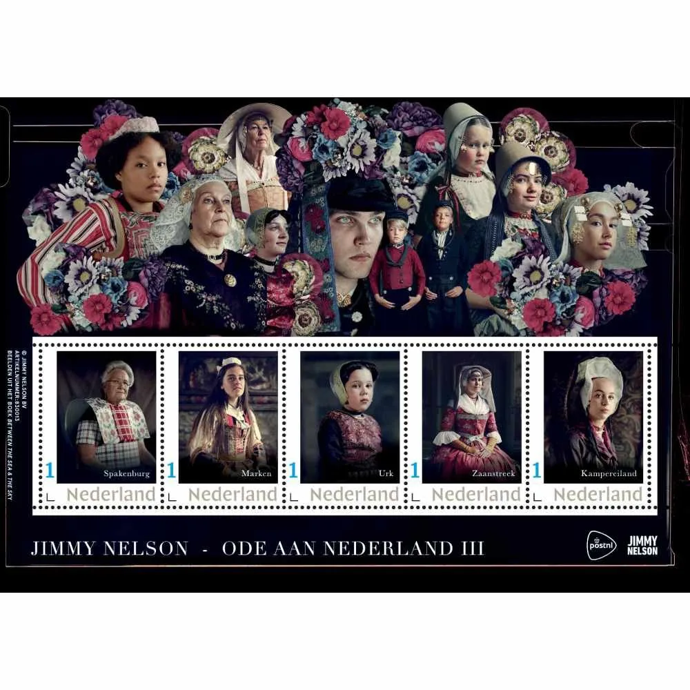 Netherlands 2023 Tradional costumes Jimmy Nelsen III sheetlet postfris/mnh