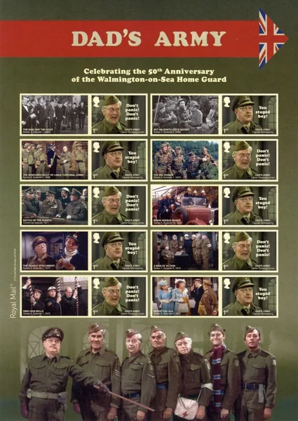 Gr. Britain 2018 Dad's Army WWII smilervel postfris/mnh