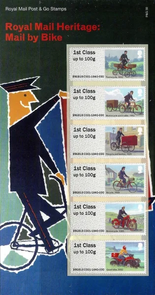 Gr. Britain 2018 Mail by bike post & Go MNH