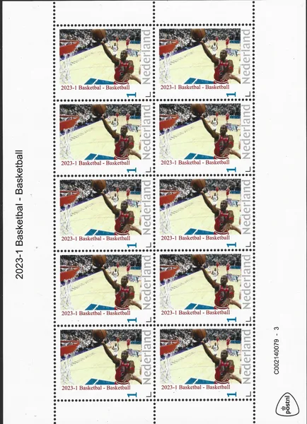 Netherlands 2023-1 Basketball Michael Jordan sheet MNH