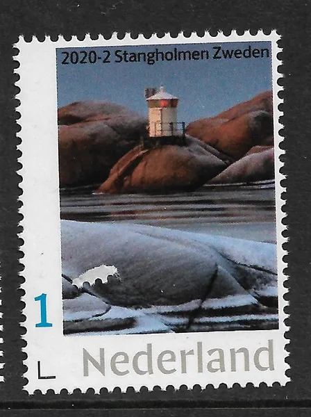Nederland 2020-2 Vuurtoren-lighthouse Stangholmen Lysekil Zweden postfris-mnh