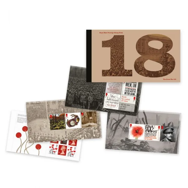Great Britain 2018 First World War WWI prestige booklet MNH