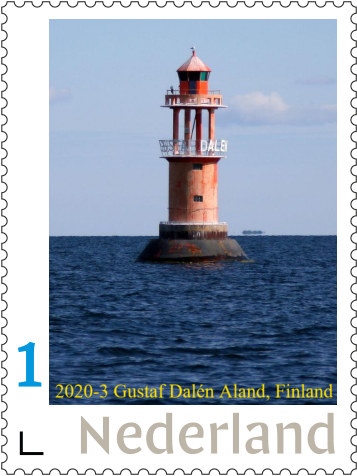Nederland 2020-3 Vuurtoren-lighthouse Gustav Dahlén Aland, Finland postfris-mnh