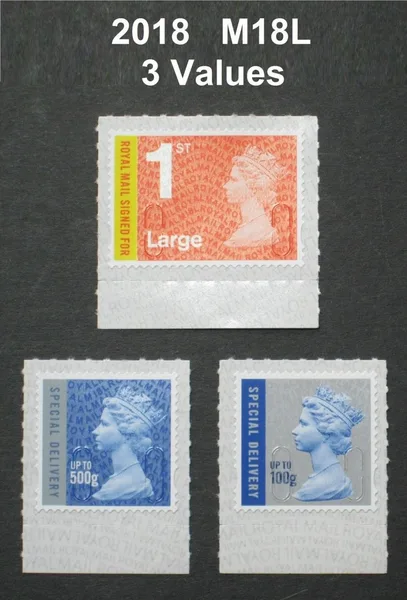 Gr. Britain 2018 frankeer Machin signed for postfris/mnh