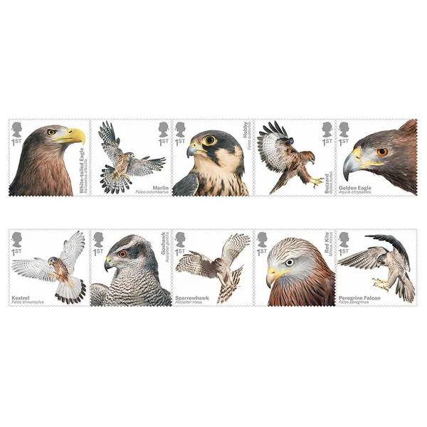 Gr. Britain 2019 Vogels Birds of Prey postfris/mnh