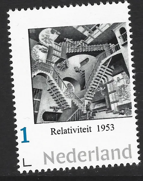 2022-1 Netherlands MC Escher Relativity 1953 MNH