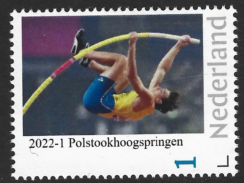 Niederlande 2022-1 Leichtathletik Track and Field Stabhochsprung Pole Vault postfrisch/mnh