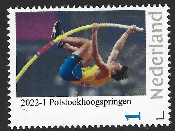 Nederland 2022-1 Atletiek Track and Field Polstokhoogspringen Pole Vault postfris/mnh