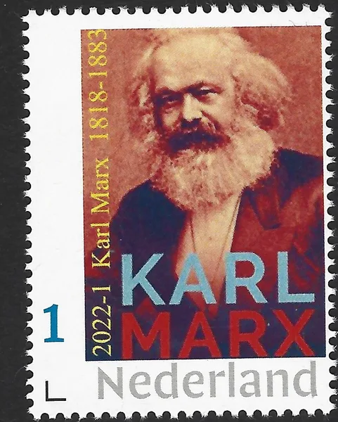 Nederland 2022-1 Karl Marx 1818-1883 postfris/mnh