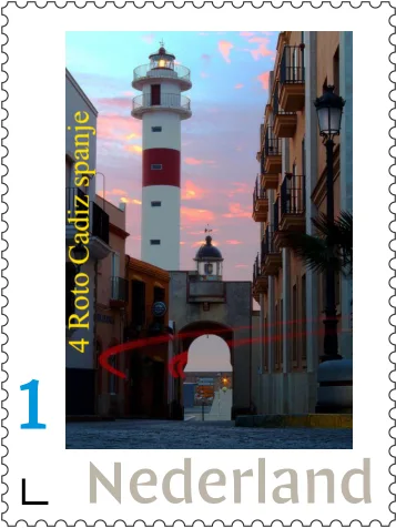 Netherlands Ucollect Lighthouse 2017-04 Roto Cadiz Spain MNH