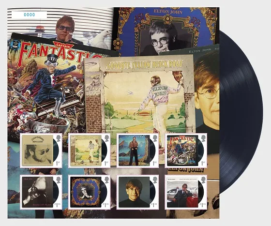 Gr. Britain 2019 Elton John Fansheet 1 album collection postfris/mnh