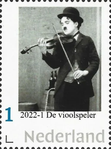 2022-1 Charlie Chaplin violinplayer MNH