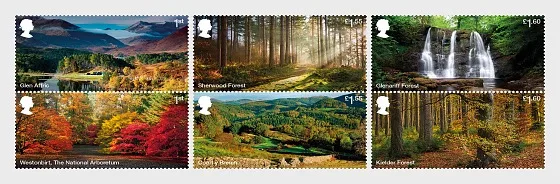 Great Britain 2019 Forests MNH