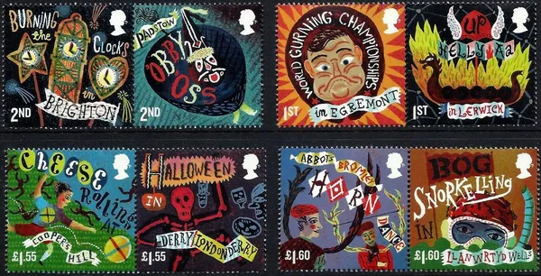 Gr. Britain 2019 Curious Customs postfris/mnh