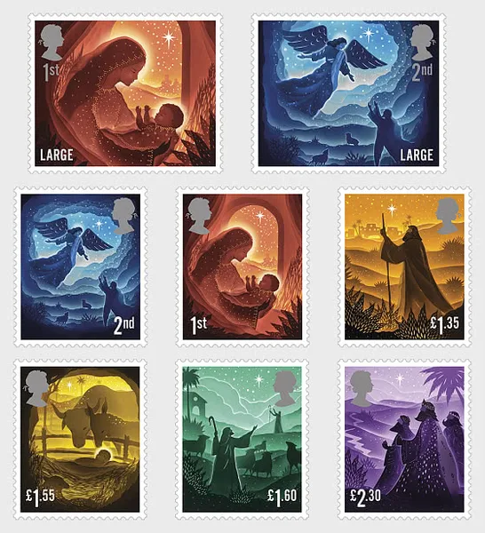 Gr. Britain 2019 Kerstmis Christmas postfris/mnh