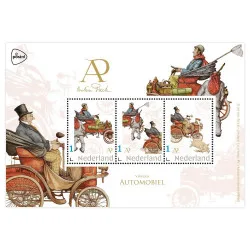 Netherlands 2021 Anton Pieck 8 Vintage Cars block-m/s MNH
