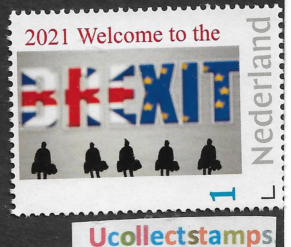 Pays-Bas 2021-2 Welcome to the Brexit Great Britain - European Union neuf