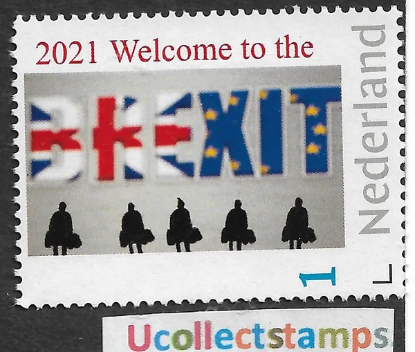 Netherlands 2021-2 Welcome to the Brexit Great Britain - European Union unused-MNH