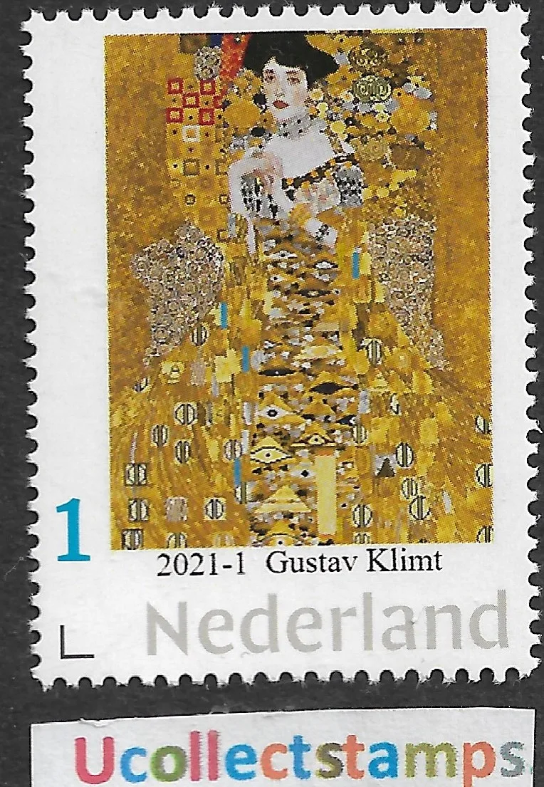 Niederlande 2021 Gustav Klimt 1 Gemälde postfrisch