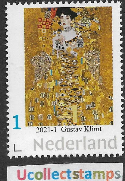 Netherlands 2021 Gustav Klimt 1 painting MNH
