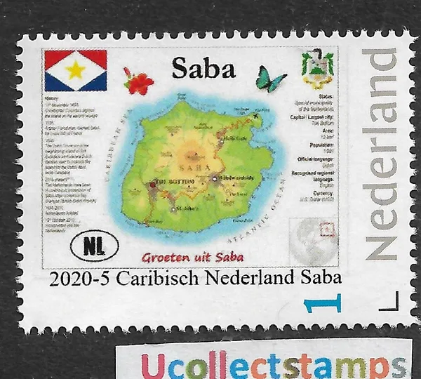Nederland 2020-5 Caribisch Nederland Saba postfris-mnh
