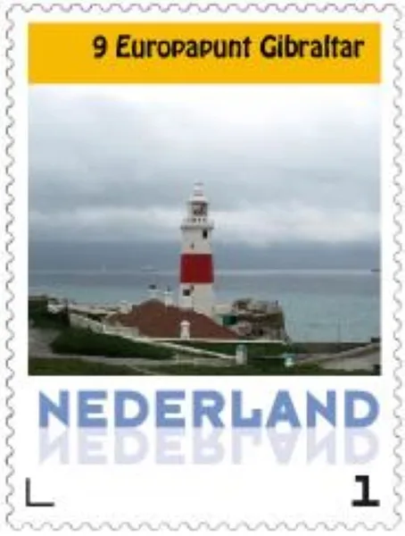Nederland 2016-9 Ucollect Vuurtoren Europapunt Gibraltar postfris/mnh
