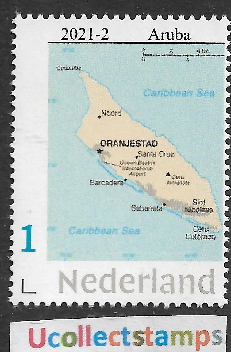 Pays-Bas 2021-2 Caraïbes néerlandaises Aruba carte postale neuve-mnh