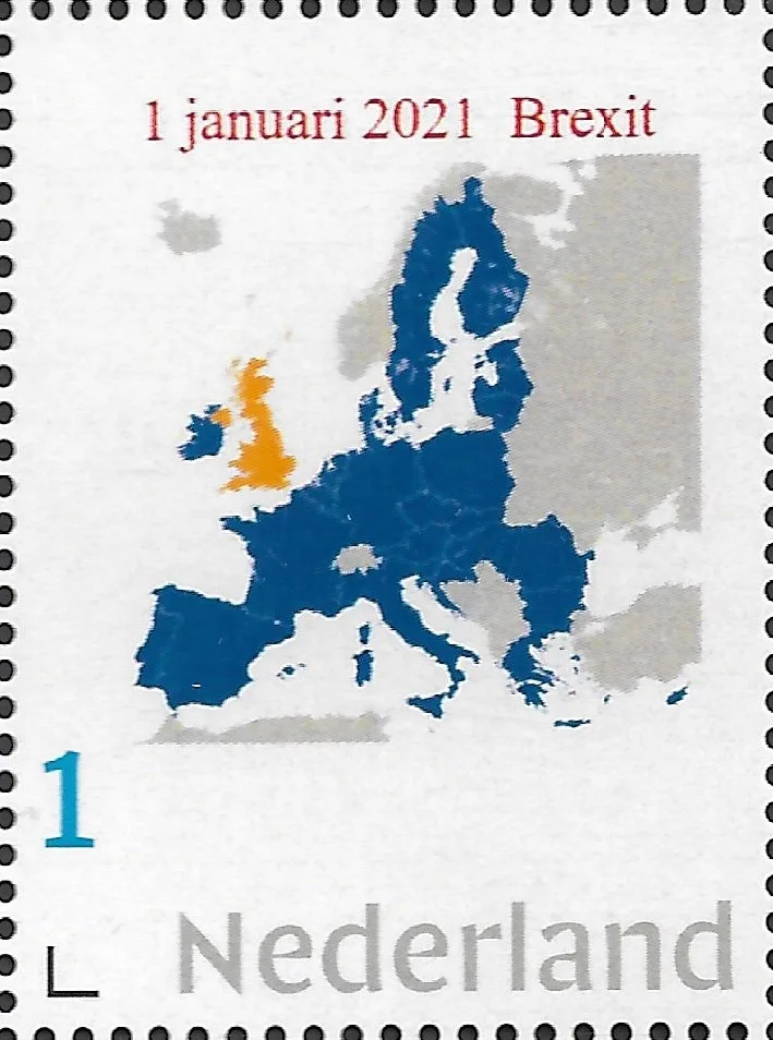 Pays-Bas 2021 Accord Brexit 1er janvier 2021 Royaume-Uni - Union européenne neuf-mnh