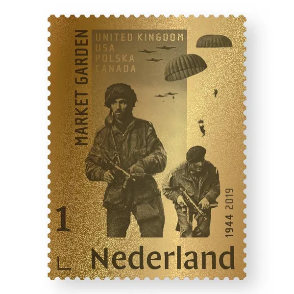 Netherlands 2020-1 WWII World War II Market Garden GOLD STAMP special issue !!