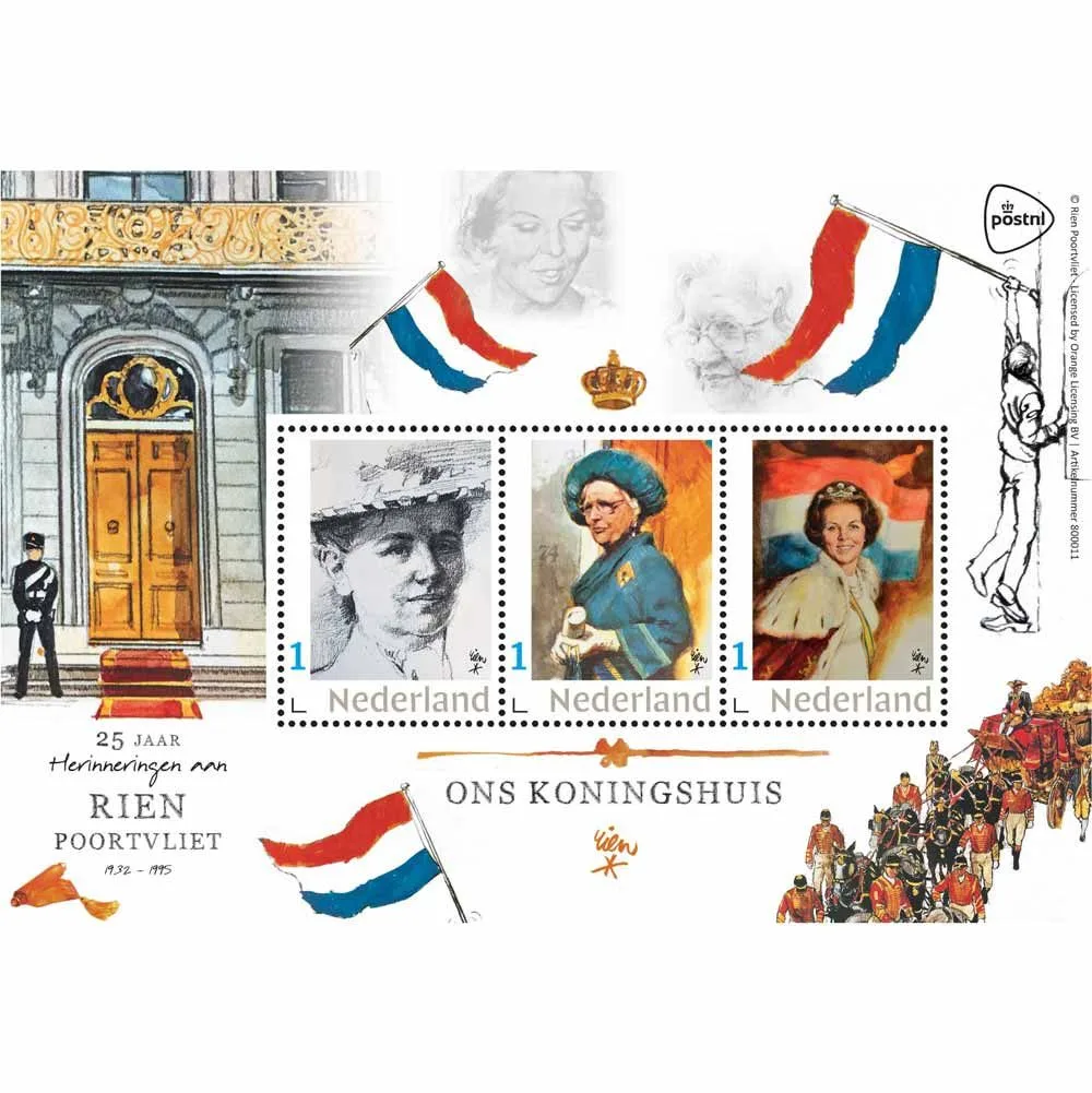 Pays-Bas 2020 Anton Pieck Maison royale Royauté bloc-f/ND