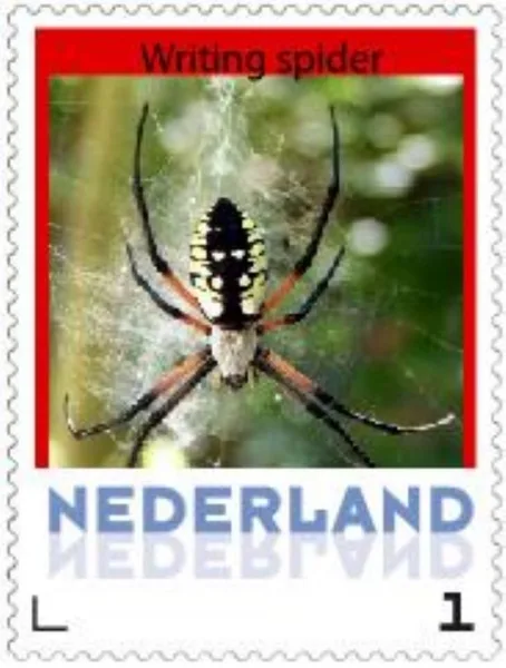 Netherlands 2014-1 Ucollect Spiders Writing Spider MNH