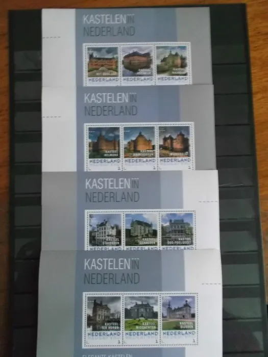 Pays-Bas 2013 Châteaux néerlandais 4 blocs-m/s neufs/mnh