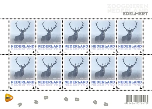 Netherlands 2013 Sika Deer sheetlet MNH