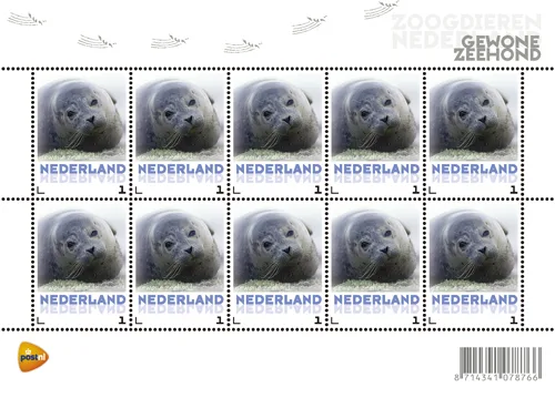 Niederlande 2013 Seehund vel/sheetlet postfris/mnh