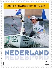 Netherlands 2016 Olympic Games Rio 2016 Marit Bouwmeester Sailing MNH