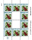 Pays-Bas 2012 Ucollect Animal life 6 tree frog - rainette verte feuille postfris/mnh
